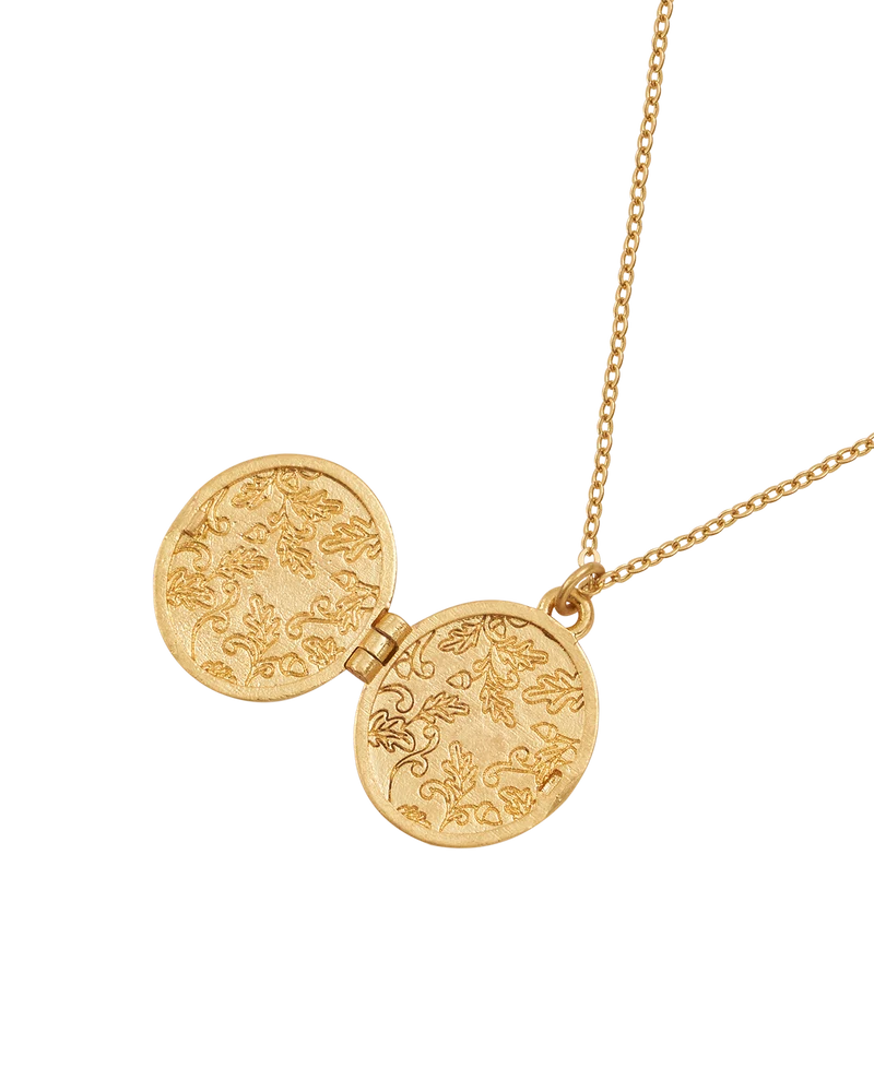 Running Bunny Locket Necklace