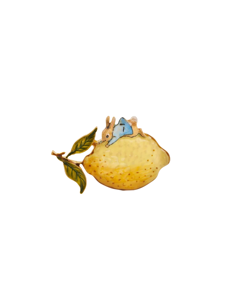 Fable England x Peter Rabbit Lemon Brooch