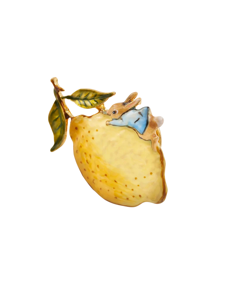Fable England x Peter Rabbit Lemon Brooch