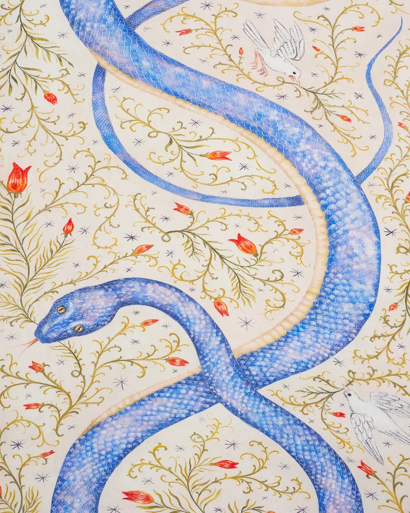 Catherine Rowe x Celestial Snake Lightweight Scarf