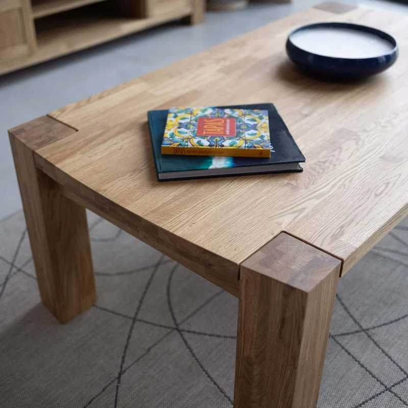 Couchtisch aus massiver Eiche BALDER | NordicStory