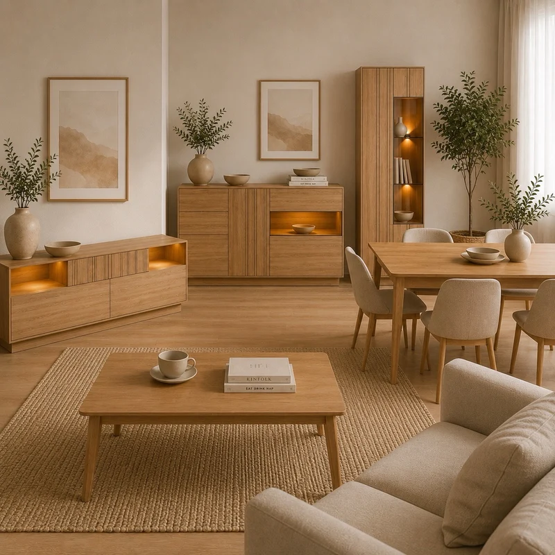 Vitrine aus Eichenholz JOIN 10 | LoftStory