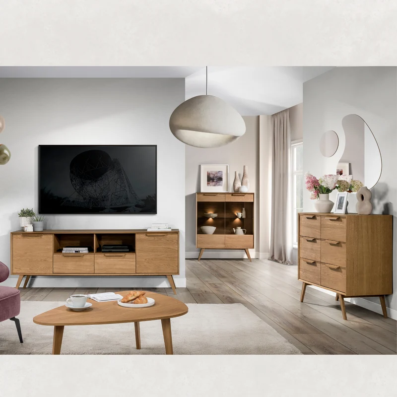 TV-Möbel aus Eichenholz LEO 25 | LoftStory