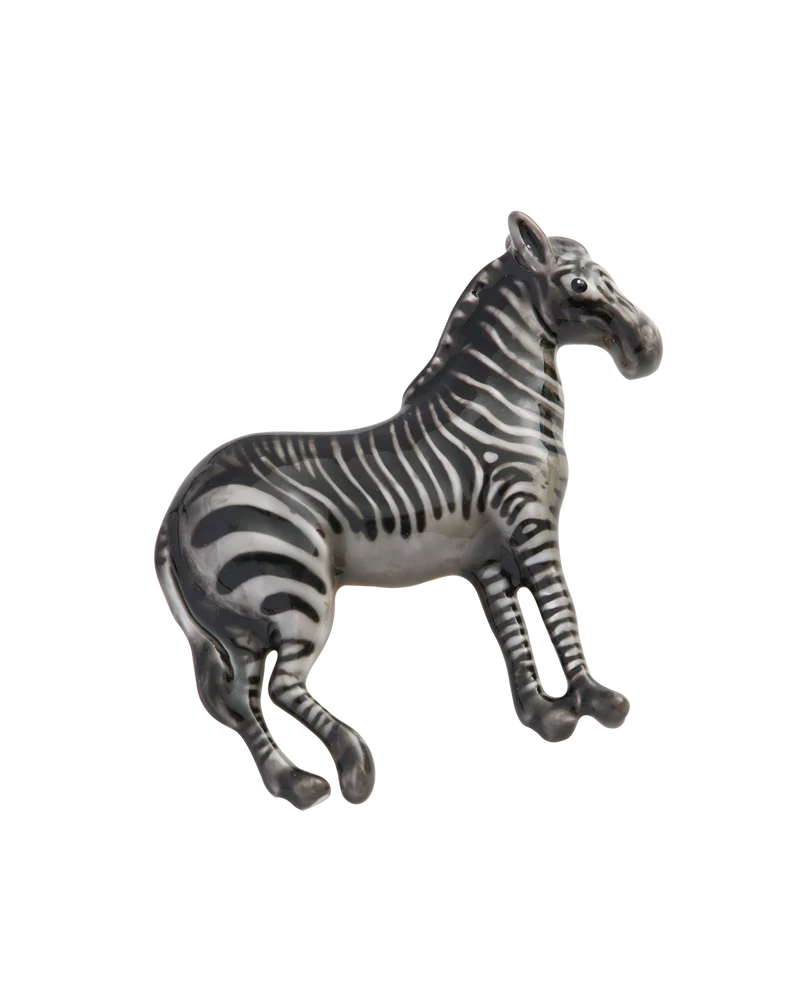 Zebra Brooch