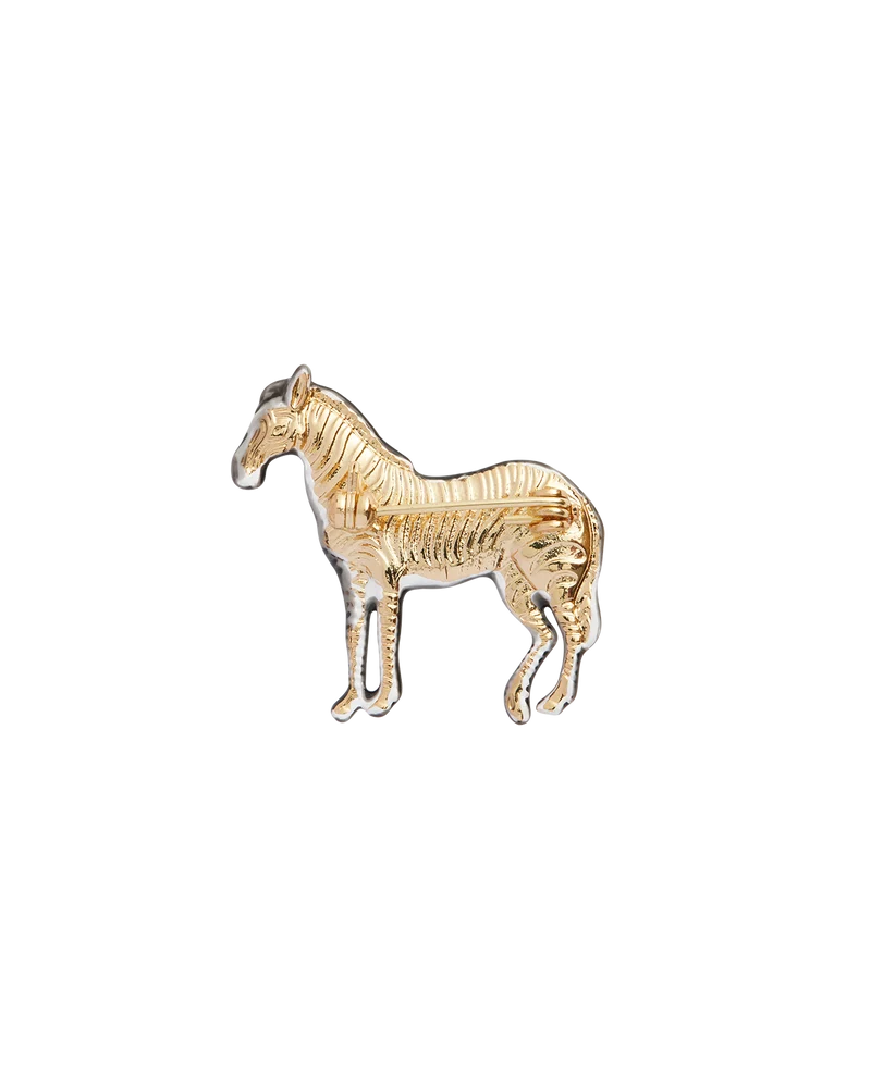 Zebra Brooch