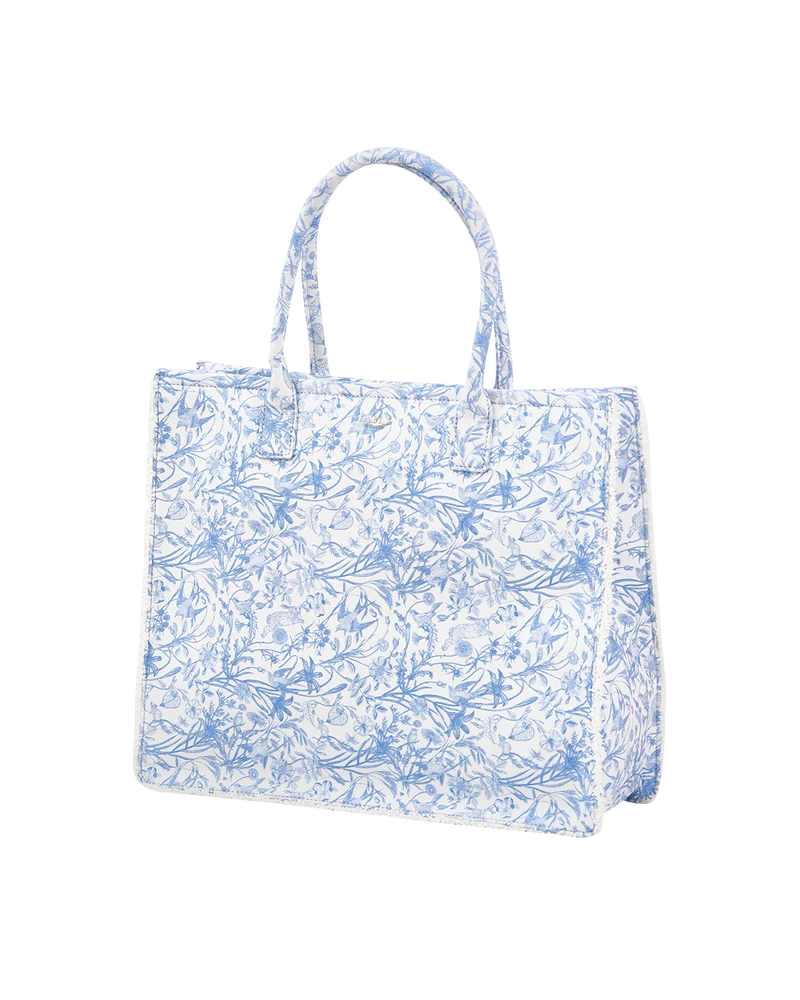 Bunny Blues Structured Tote