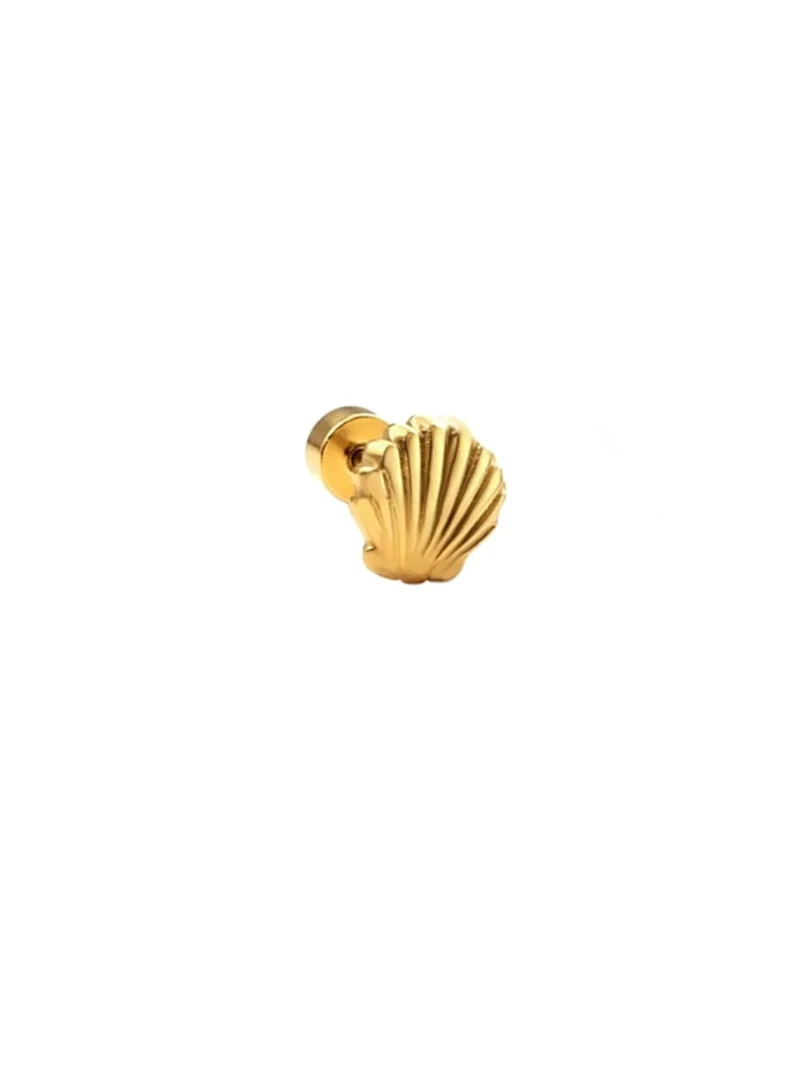 Muschel Piercing Ohrring