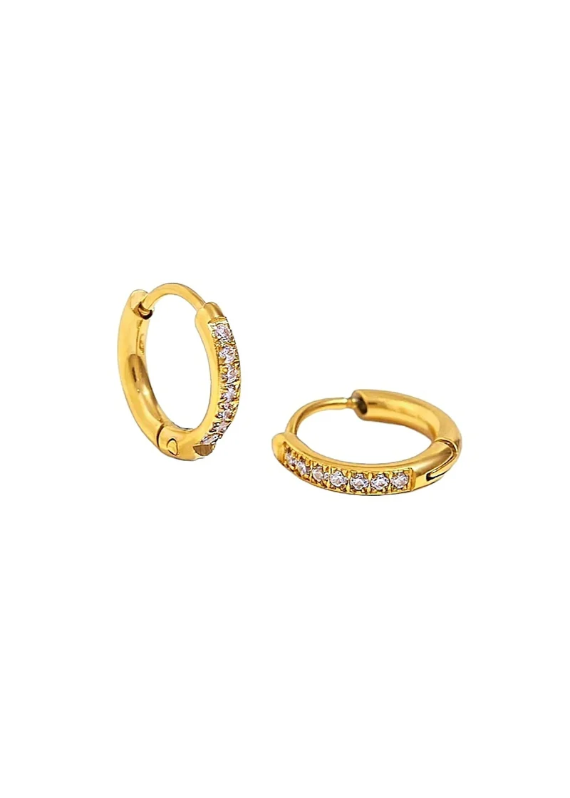 Crystal Shine Hoop Ohrringe