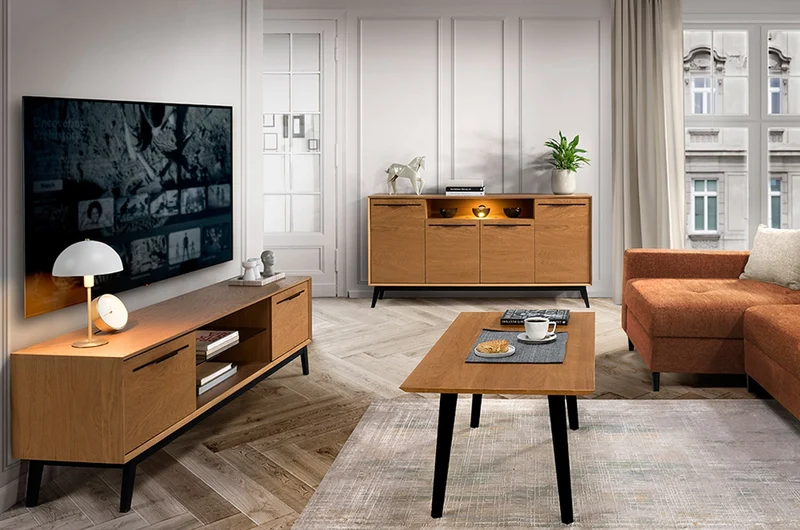 TV-Möbel aus Eichenholz LAZURE 25 | LoftStory