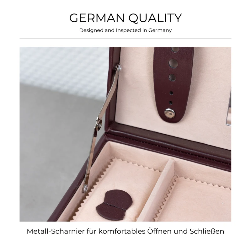 CLASSICO Schmuckkasten Glatt-Leder