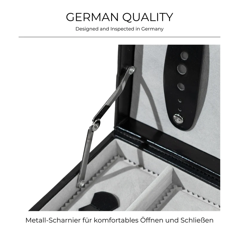 CLASSICO Schmuckkasten Glatt-Leder