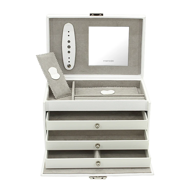 CLASSICO Schmuckkasten Glatt-Leder