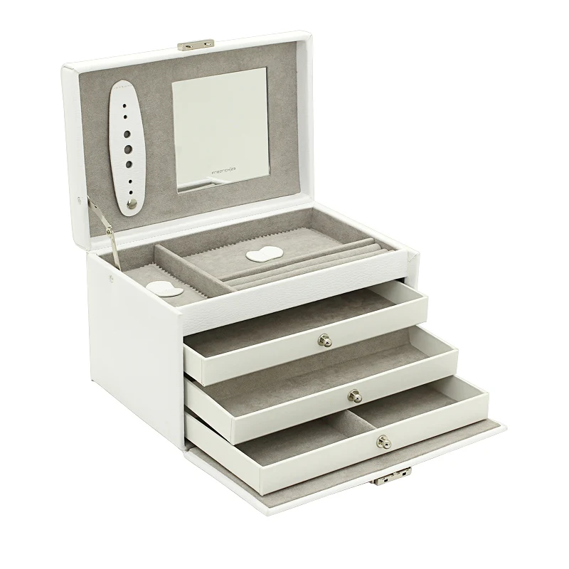 CLASSICO Schmuckkasten Glatt-Leder