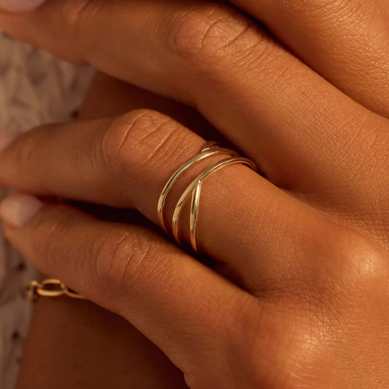 Beloro Jewels Della Spiga Pia 9 karat gold ring BO330028-48
