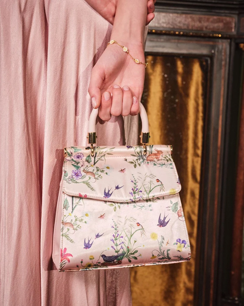 High Tea Mini Top Handle Tote