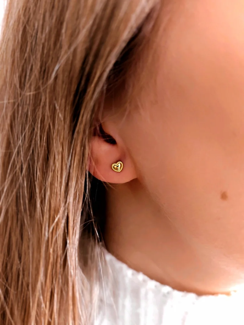 Lovely Heart Piercing Ohrstecker