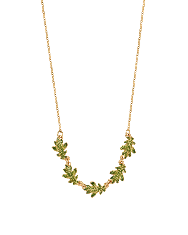 Gold Oak Leaf Choker