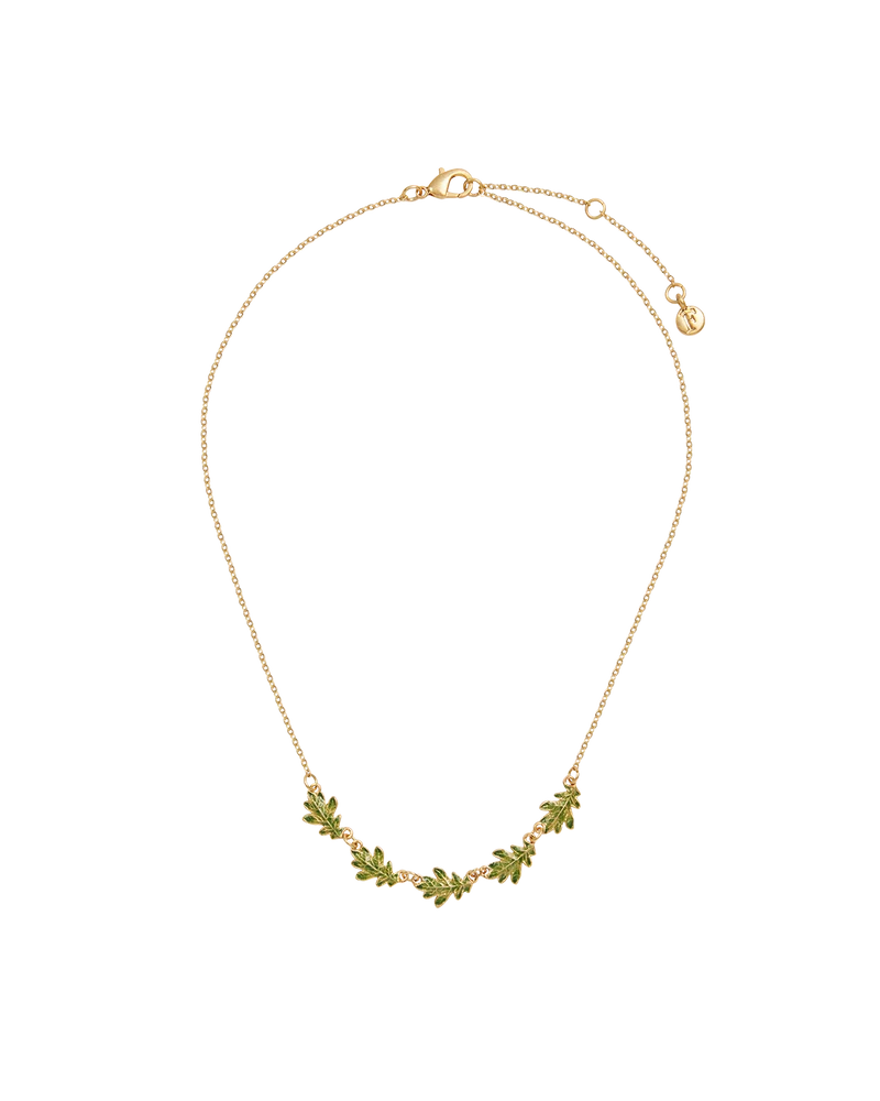 Gold Oak Leaf Choker