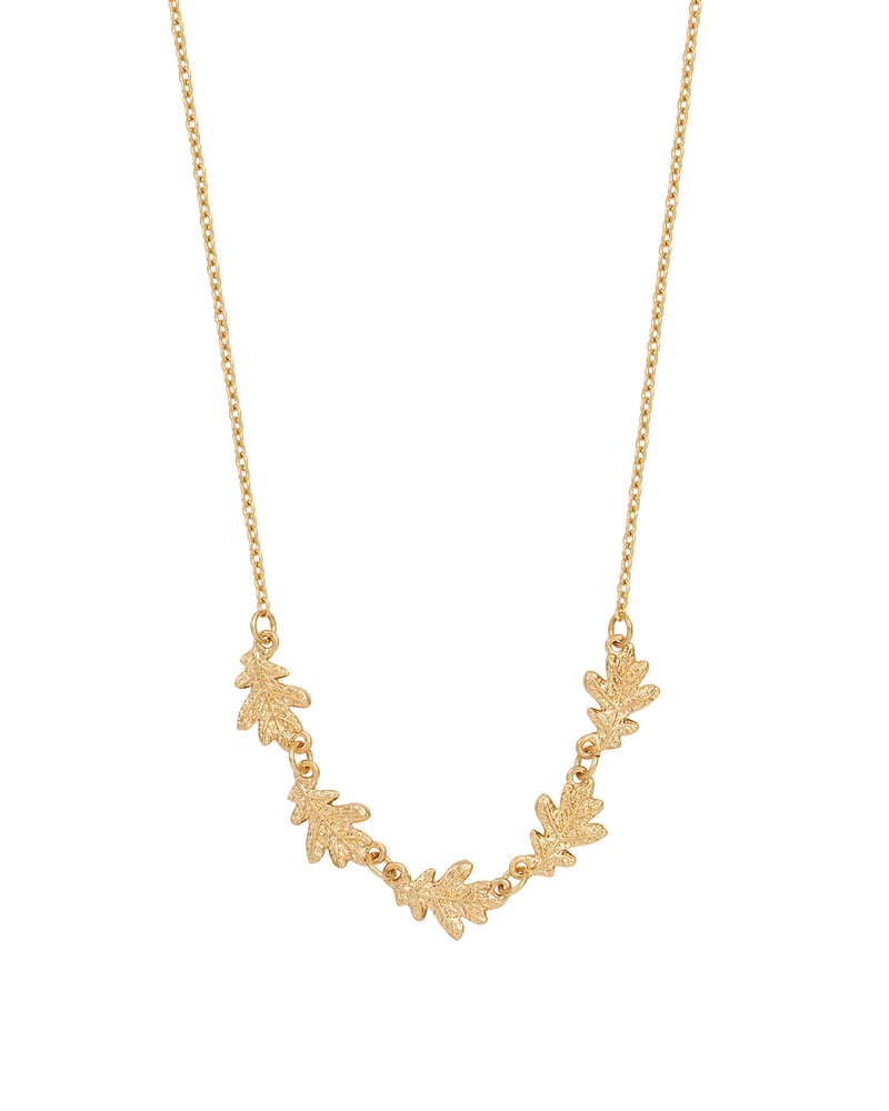 Gold Oak Leaf Choker