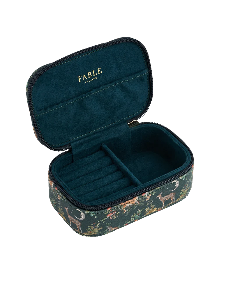 Green Into the Woods Jewellery Box Small