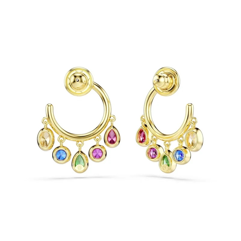 Swarovski Imber Organic Goldfarbene Mehrfarbige Ohrringe 5753263
