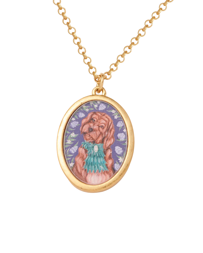 Catherine Rowe Pet Portraits Doodle Pendent Short Necklace