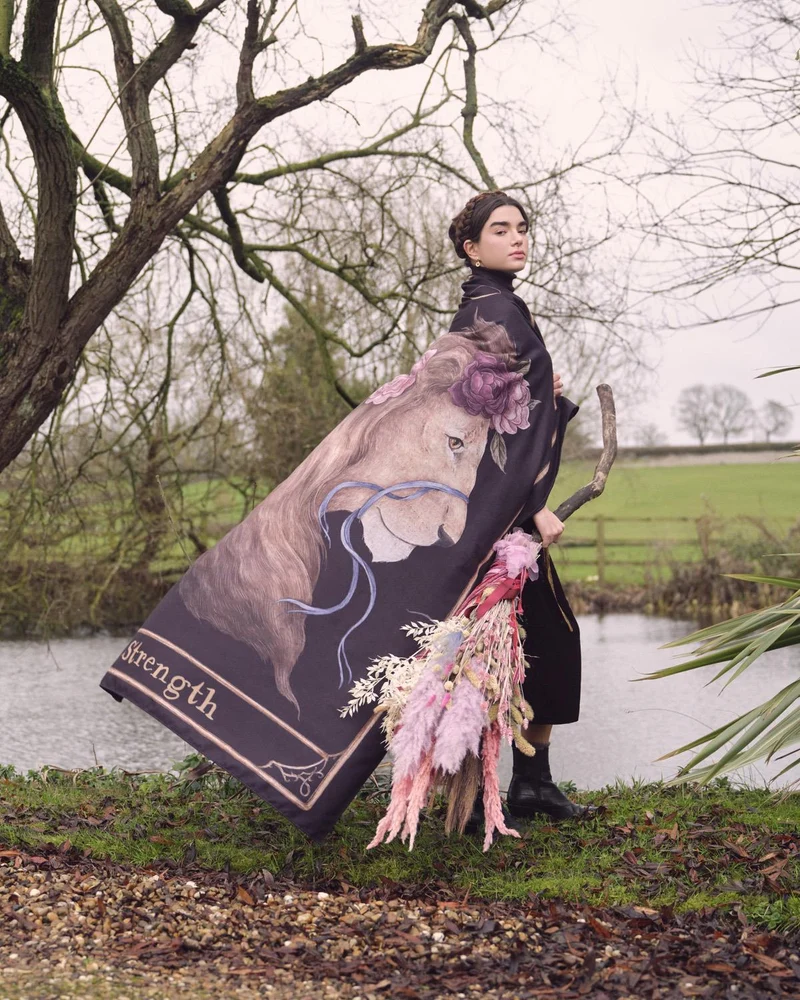 Strength Tarot Tales x Jessica Roux Blanket Scarf