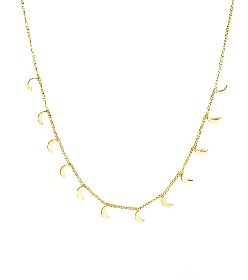 Moon Choker Halskette