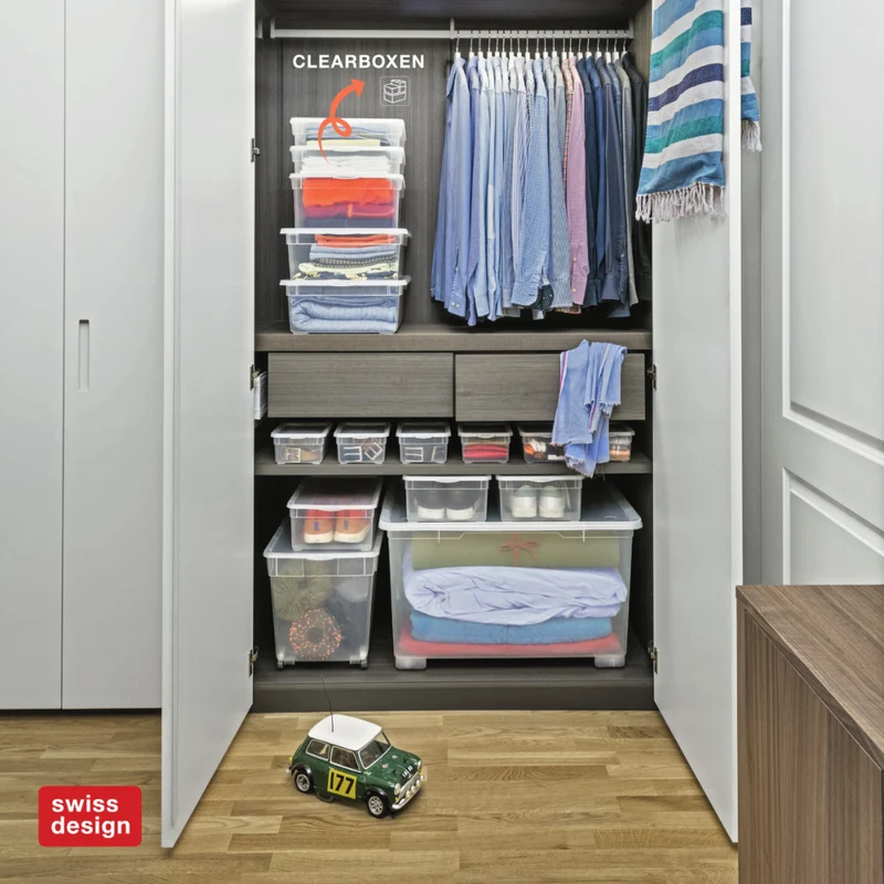 Aufbewahrungsbox CLEAR 46L - 55x37.5x32cm
