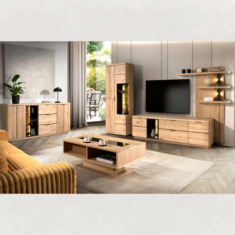 TV-Möbel aus Eichenholz NAPOLI 31 | LoftStory