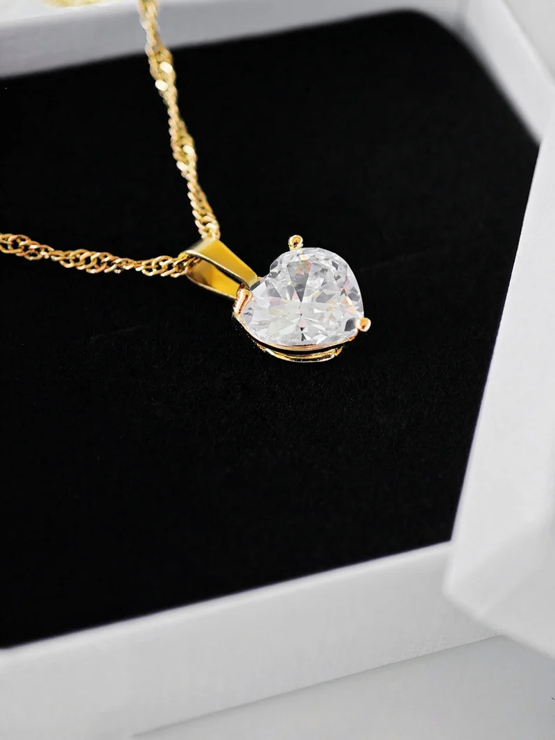 Diamond Heart Halskette