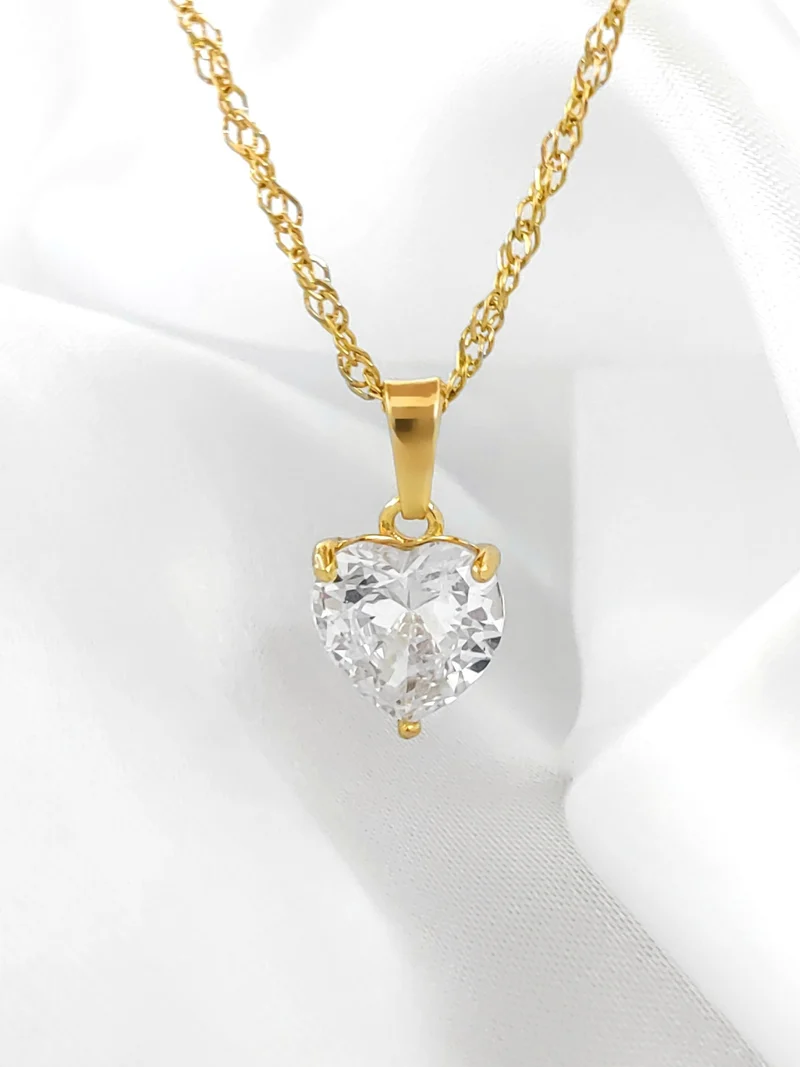 Diamond Heart Halskette