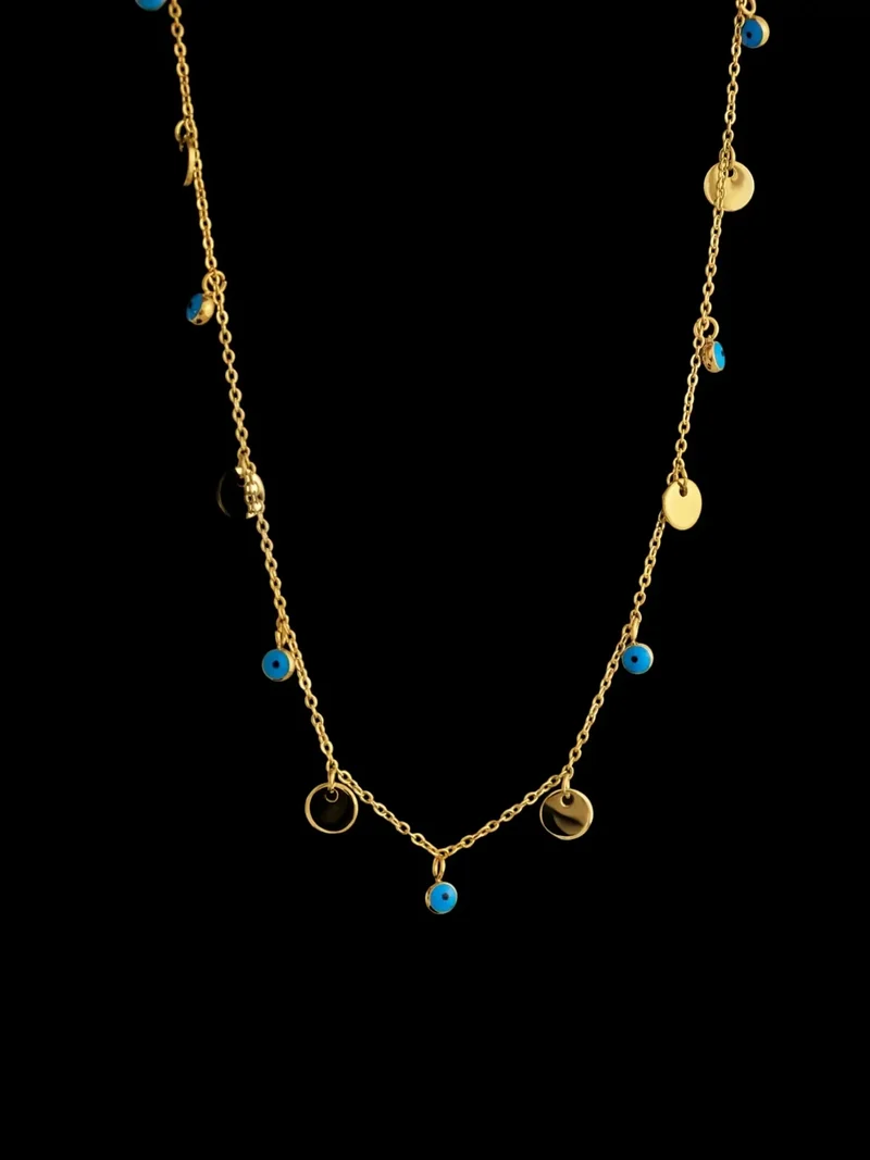 Evil Eye Choker Halskette