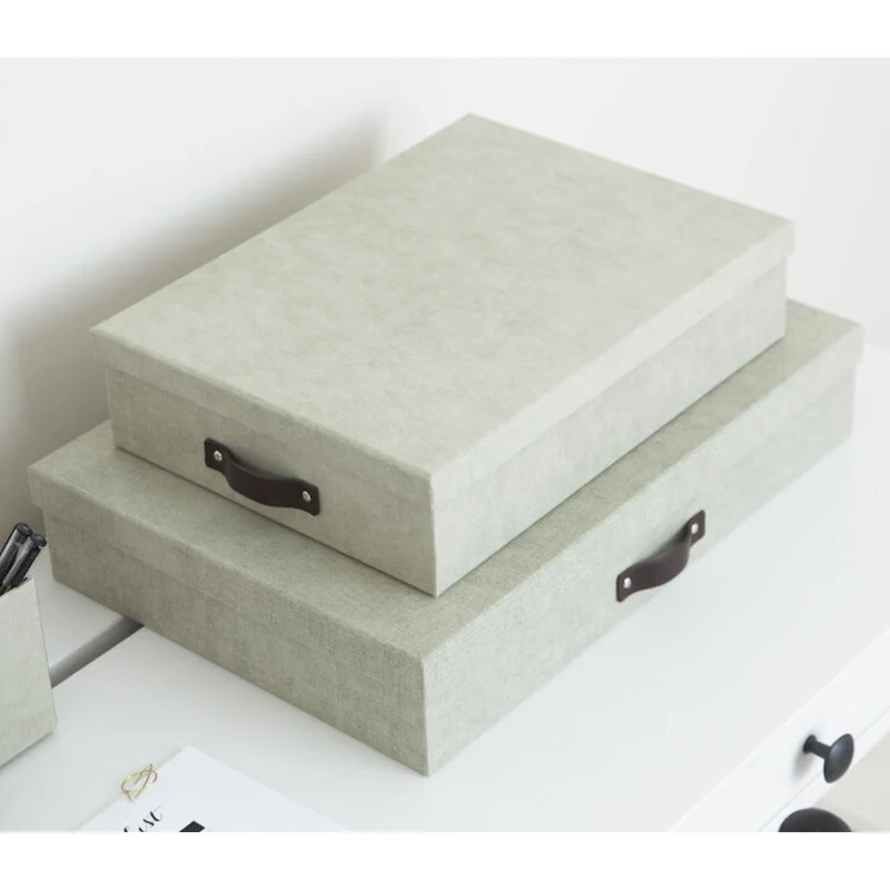 OSKAR Aufbewahrungsbox A4 - Linnen Canvas