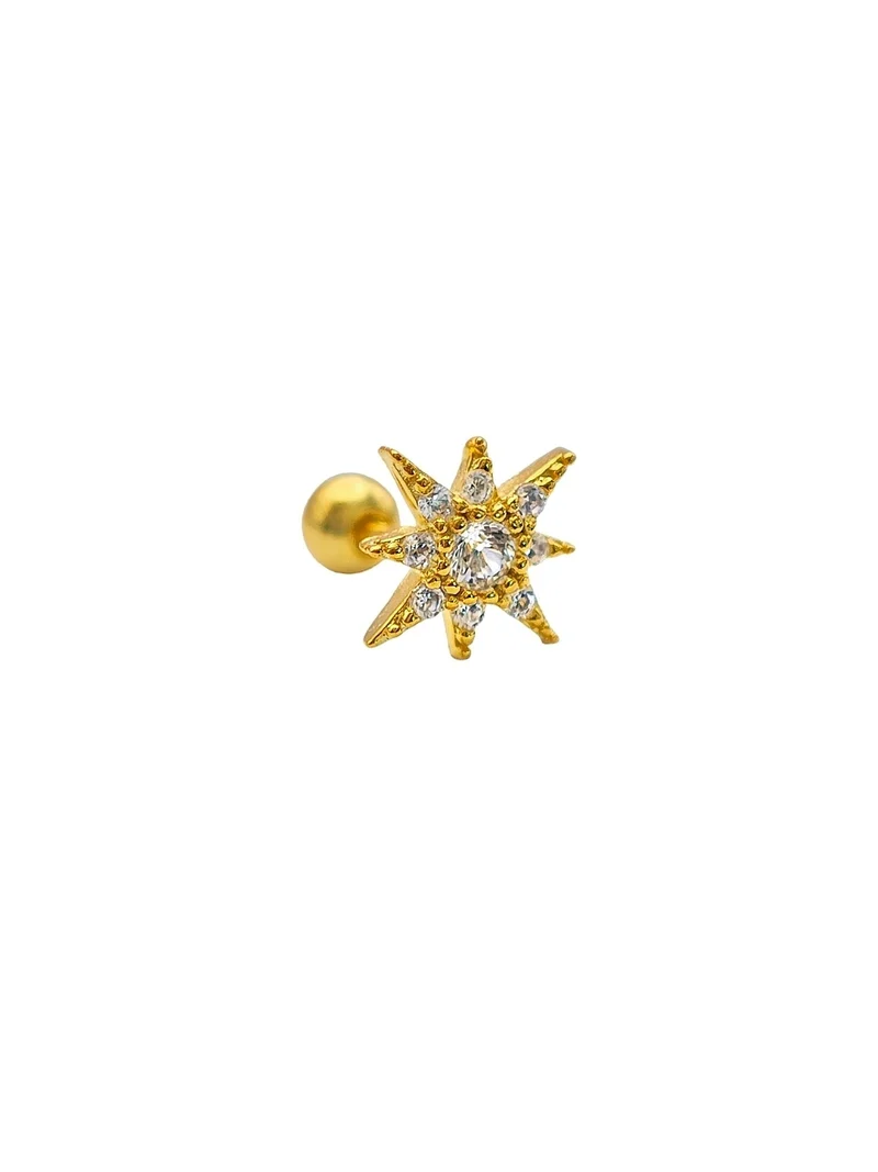 Stern Piercing Ohrstecker