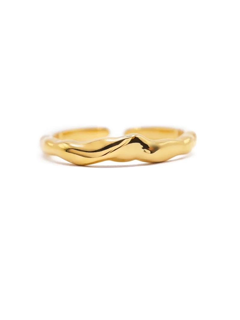 Sculpted Curve Ring