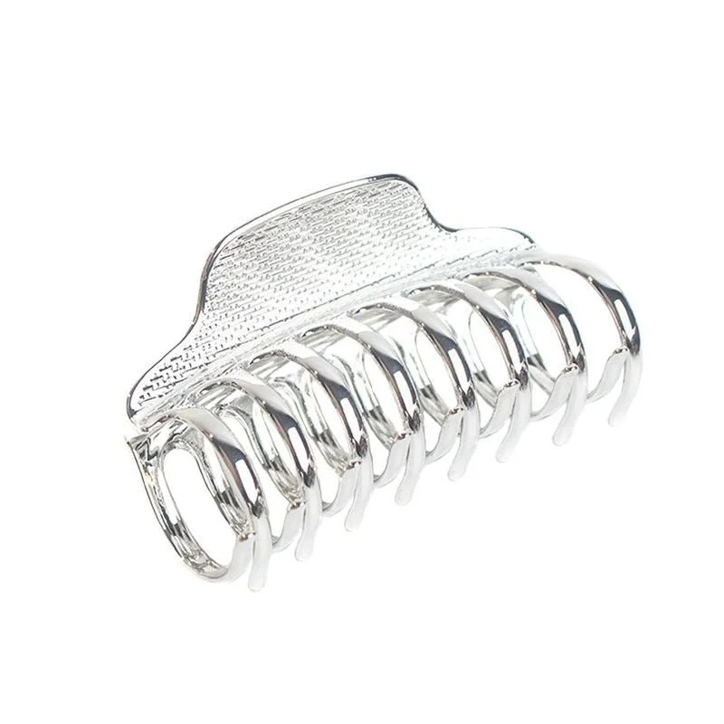 Haarspange aus Metall – SOHO London – Silber