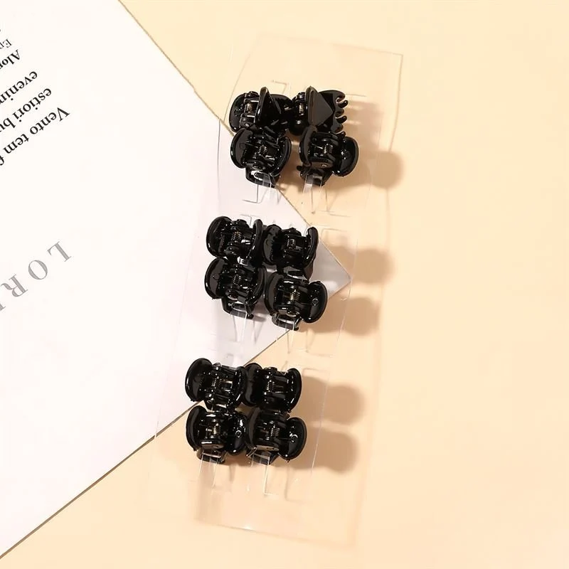 Haarspange Mini – SOHO Lucca 12er Pack Schwarz