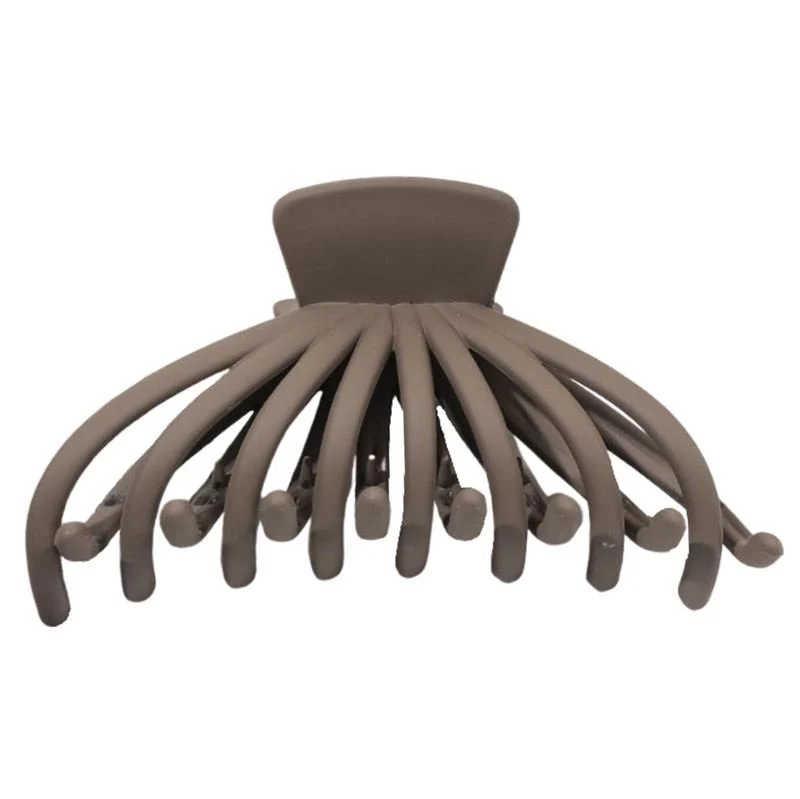 Haarspange SOHO Elida – Braun aus Kunststoff – 12 cm