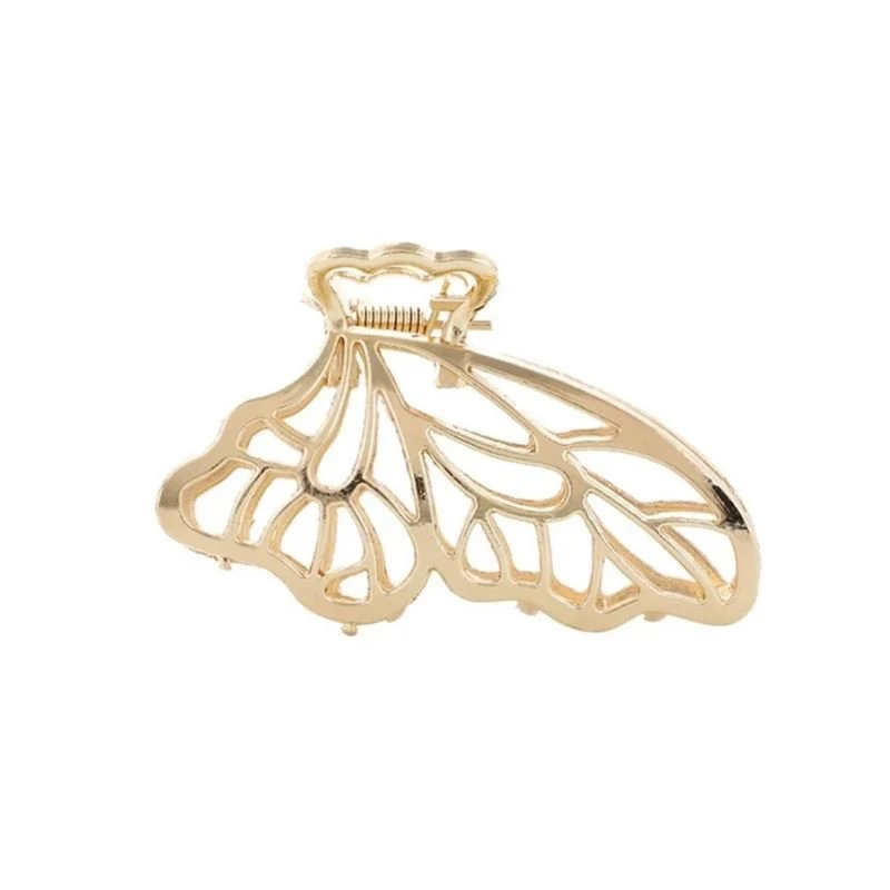 SOHO Haarklammer mit Schmetterlingsmotiv, Metall, Gold