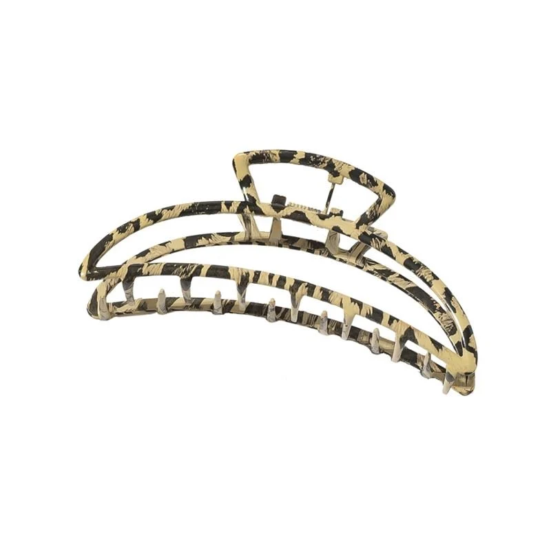 Haarspange – SOHO Metall mit Leo-Print