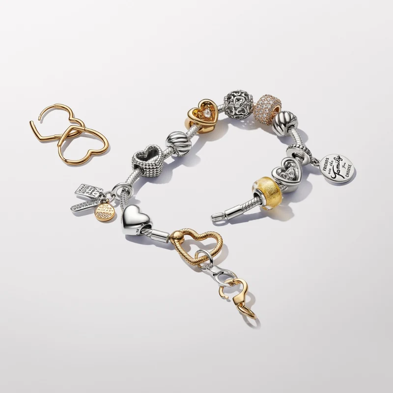 Pandora Moments 14 Karat Gold Plated Earrings 268307C00