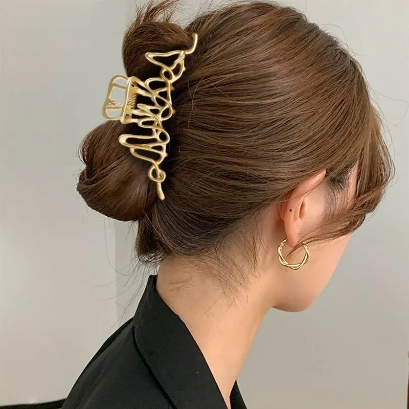 SOHO Asli Haarklammer aus Metall - Gold