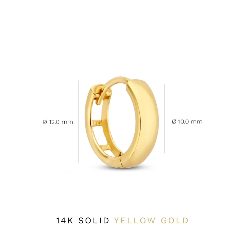 Isabel Bernard Rivoli Morgane 14 Karat | Gold Reif-Ohrringe IB360141