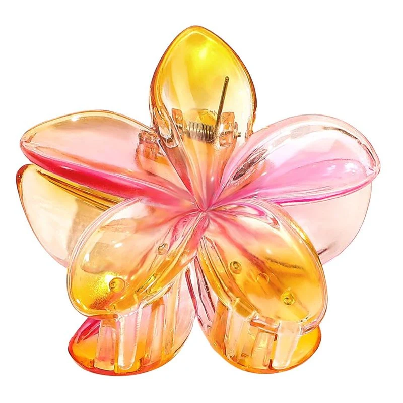 Haarspange SOHO Moana – rosa orange im Sunset Look
