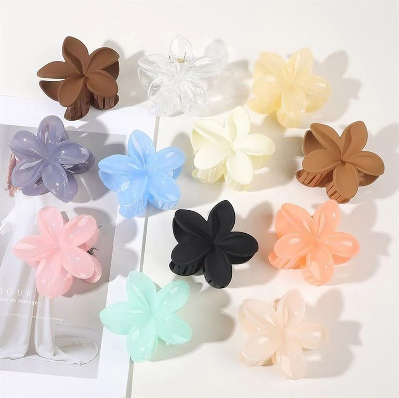 Haarspange SOHO Moana – rosa Blumen-Design