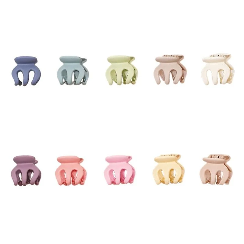 SOHO Etta Mini Haarspangen – Pastellfarben 10er Pack
