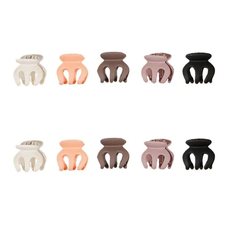 SOHO Etta Mini Haarspangen – 10er Pack in neutralen Farben