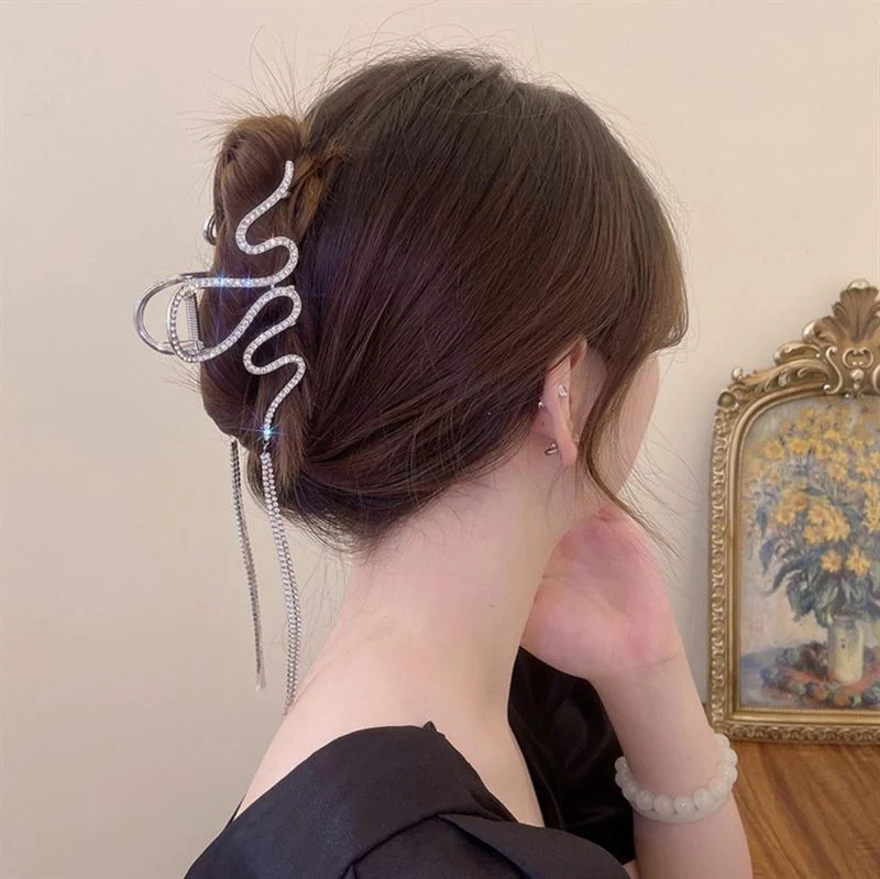 Haarspange SOHO Risa – Silber mit Strass
