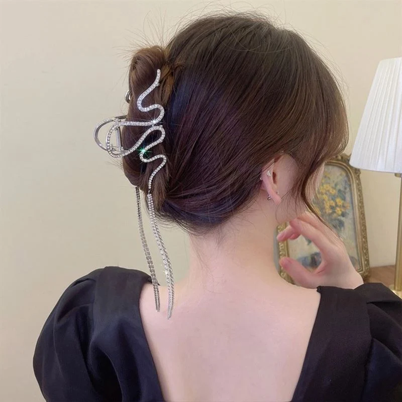 Haarspange SOHO Risa – Silber mit Strass